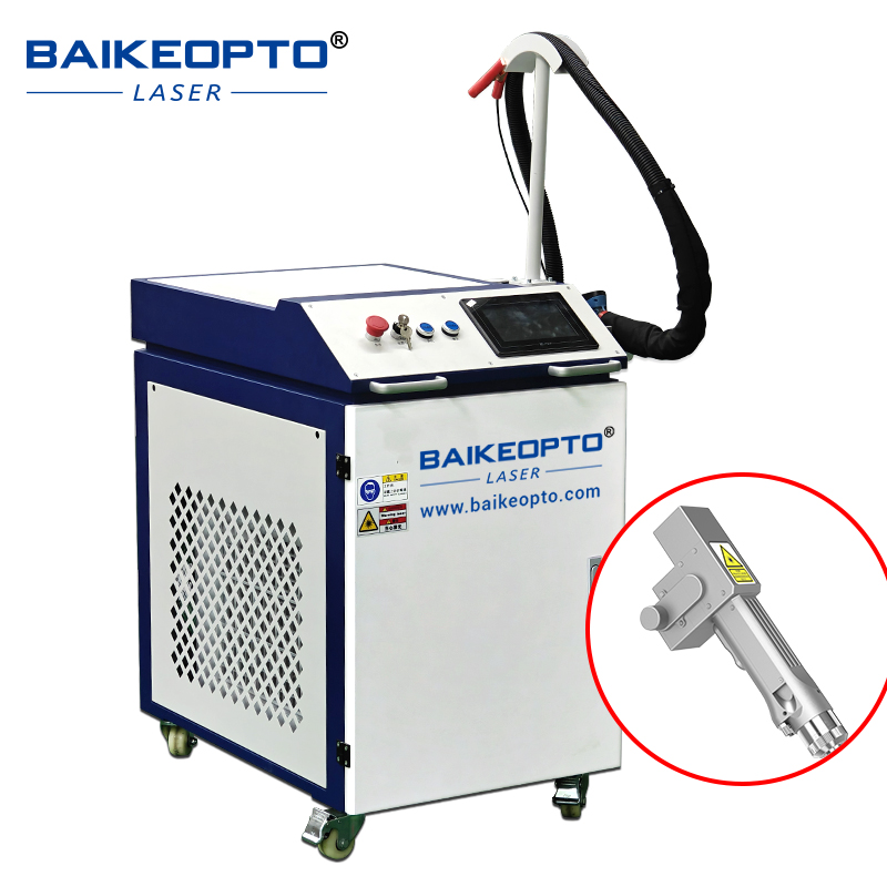BK-FL1500TS 1500W Raycus Laser Source Efficient Non-Contact Continuous Laser Cleaner for Metal Surfaces