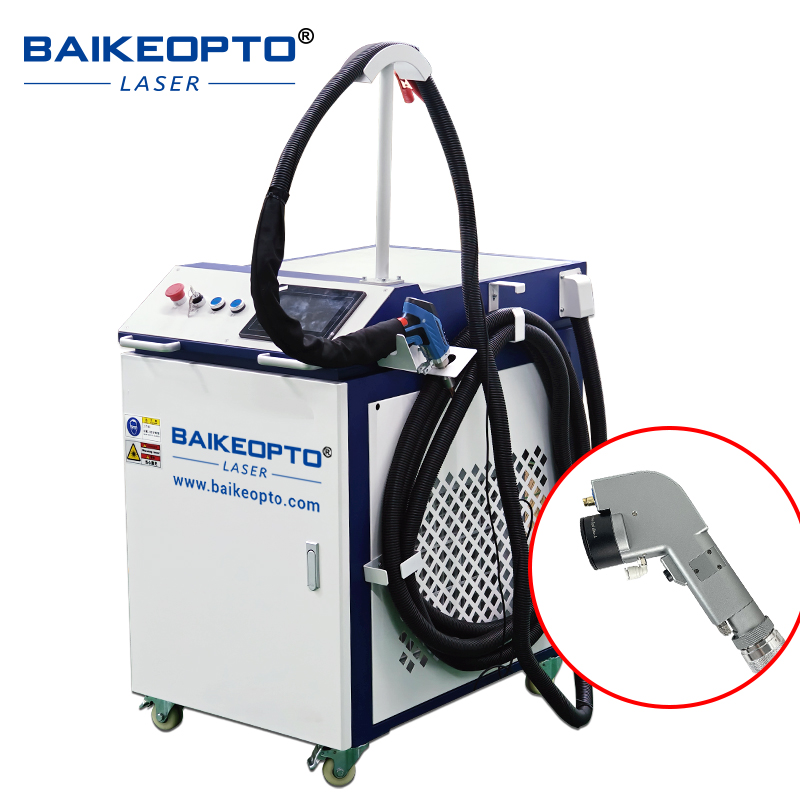 BK-FL1500LC-S 1500W Raycus Laser Source Efficient Non-Contact Continuous Laser Cleaner for Metal Surfaces