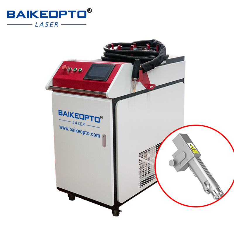 BK-FL1500PS 1500W Raycus Laser Source Efficient Non-Contact Continuous Laser Cleaner for Metal Surfaces