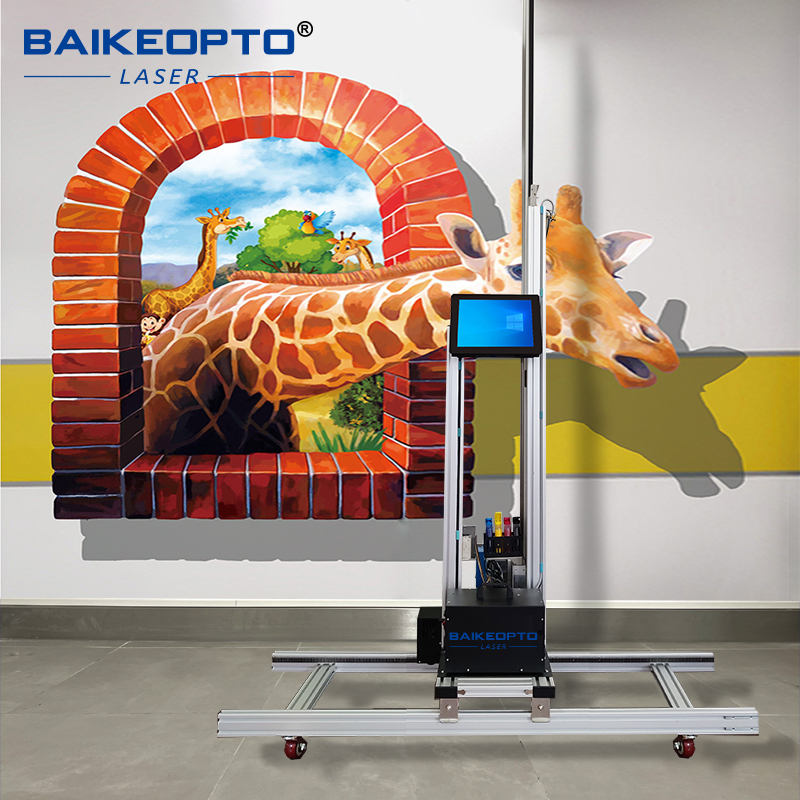 BK-UV12K Ai Smart High Resolution 3D UV Inkjet Wall Printer Efficient Wall Printing Machine