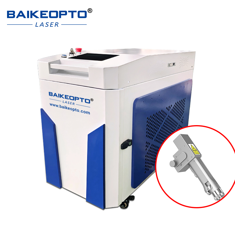BK-FL1500MS 1500W Raycus Laser Source Efficient Non-Contact Continuous Laser Cleaner Machine for Metal Surfaces