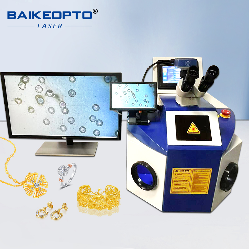 BK-JW200XT MAX 200W Energy-Efficient YAG Laser Welding Machine with Recording Camera and CCD for Small Jewelry Parts 