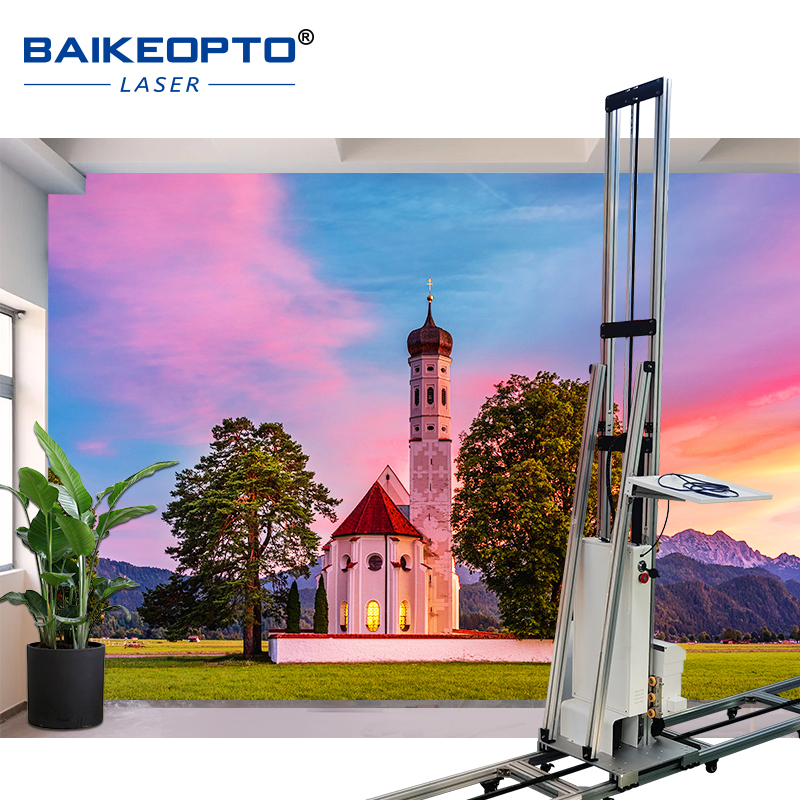 BK-UP3200W Vertical 3D UV Inkjet Wall Printer Use Eco-Friendly Inkjet Wall Printing Machine with Fast Drying Time