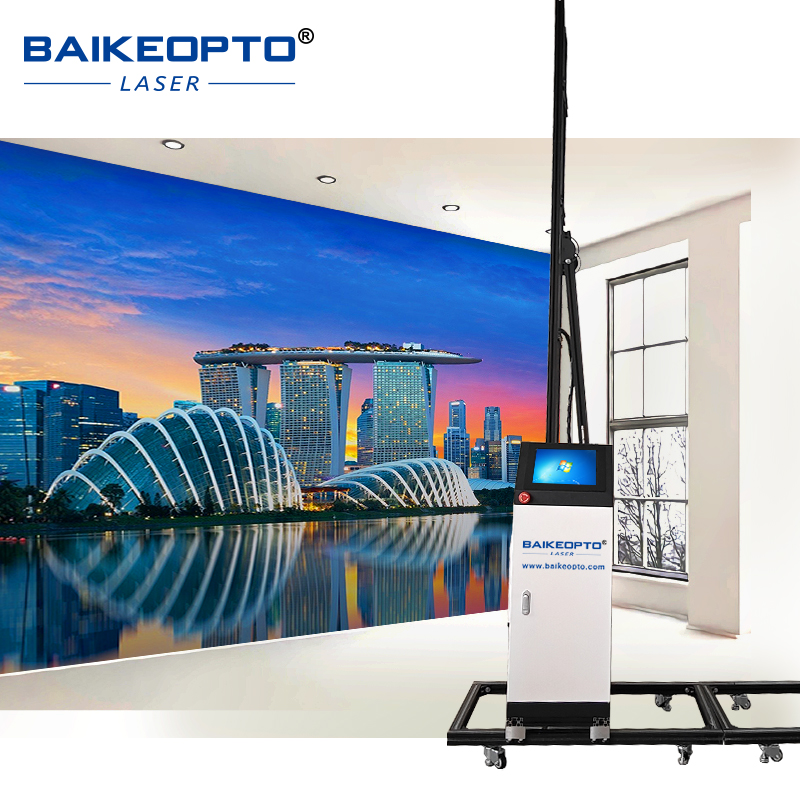 BK-UP900X Plus Eco-Friendly Wall Printer for Sustainable Printing Dual 4720 Wall Printing Machine 4 meter Height Wall Painting Machine