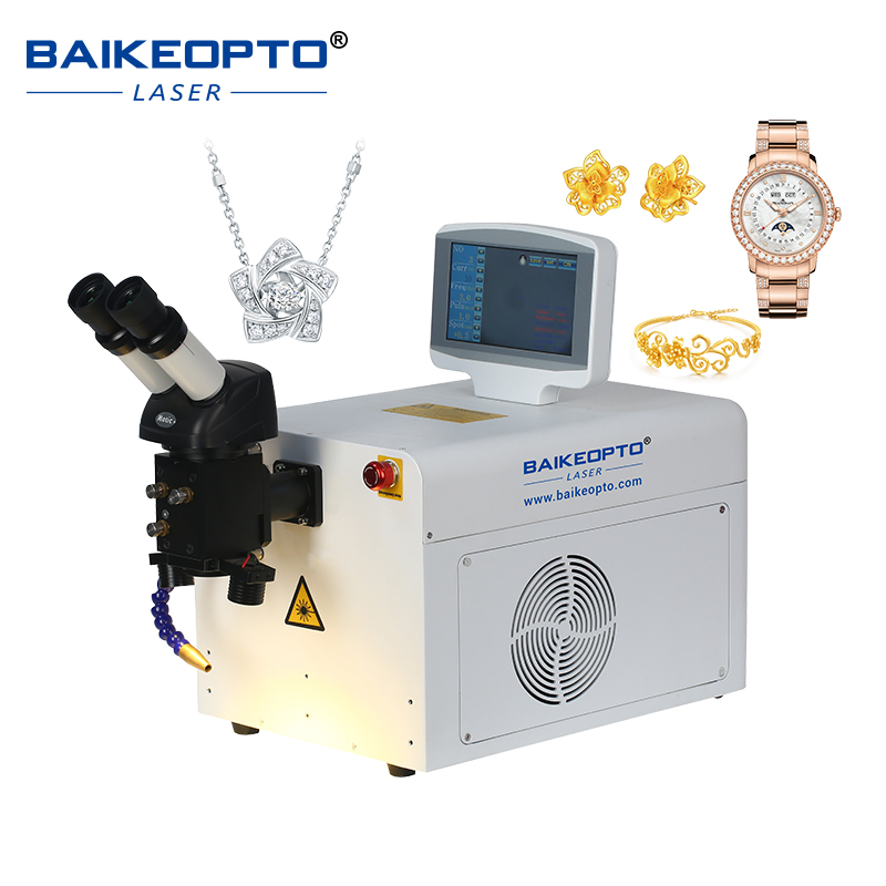 BK-JW80-X2 80W YAG Laser Welding Machine for Jewelry Repair & Gold Soldering - Precision Gem Setting Equipment