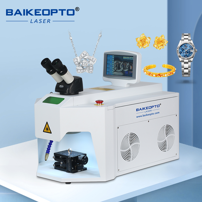 BK-JW150XQ 150W Eco-Friendly YAG Laser Welding Machine - Energy-Saving, Minimal Fume Emission for Jewelers