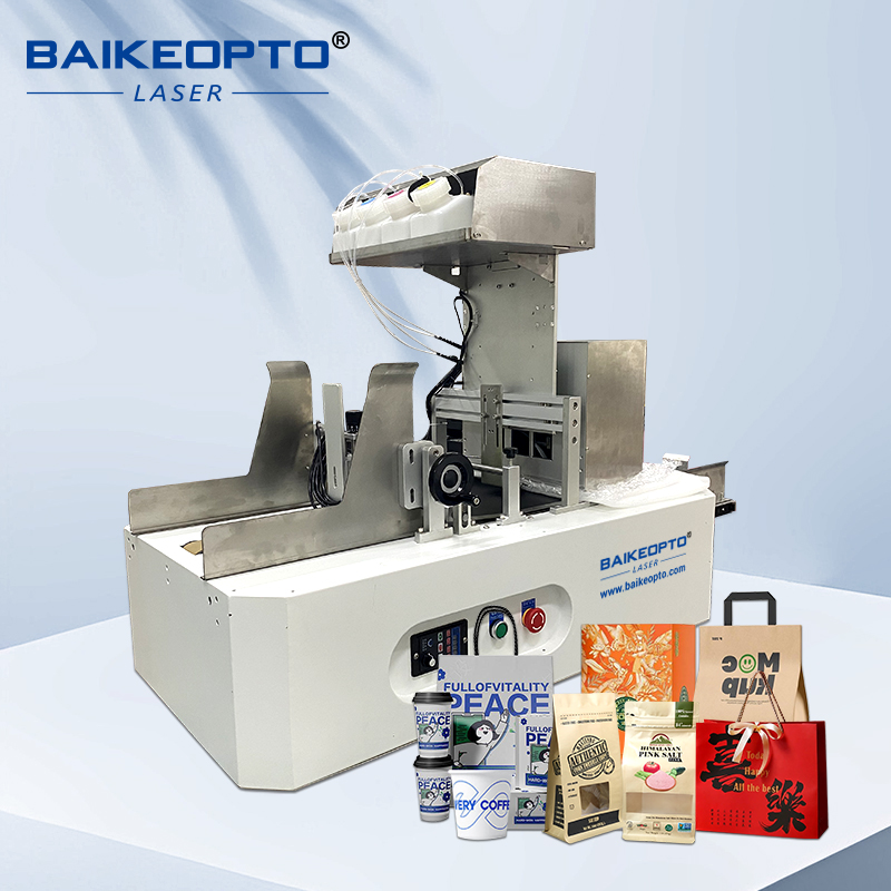 BK-A400S One Pass Packaging Inkjet Printer with Pigment Ink Fade-Resistant, Waterproof Prints for Long-Lasting Carton Branding