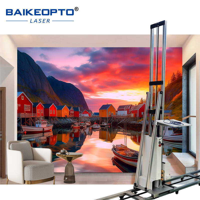 BK-UP3200W Vertical 3D UV Inkjet Wall Printer Use Eco-Friendly Inkjet Wall Printing Machine with Fast Drying Time