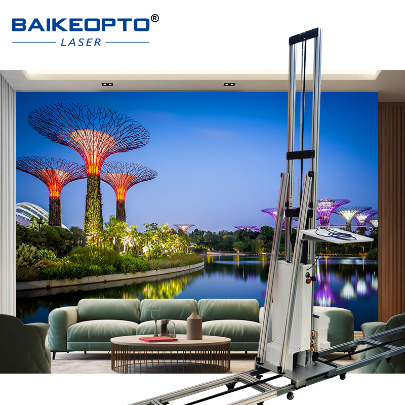 BK-UP3200W Vertical 3D UV Inkjet Wall Printer Use Eco-Friendly Inkjet Wall Printing Machine with Fast Drying Time