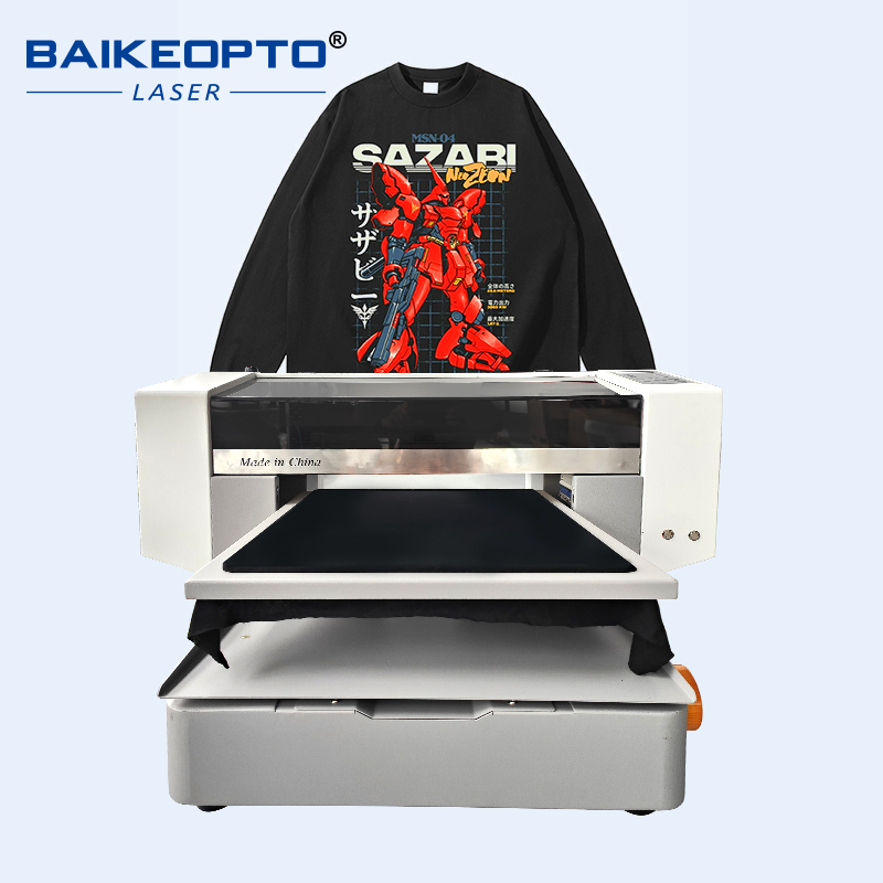 BK-I3200X High productivity 45*50CM Single Station Dual Original i3200 Print Head UV Fabrics DTG Digital Direct Inkjet Printer Machine for T-shirt Clothes