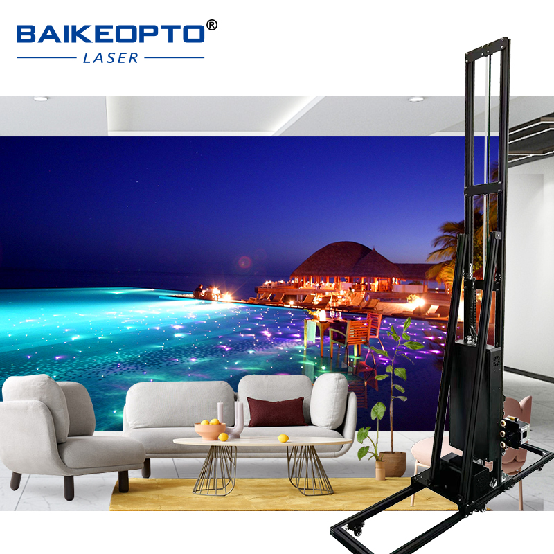 BK-UP1600WX Indoor and Outdoor 3D Inkjet Wall Printer Use Eco-Friendly Inkjet Wall Printing Machine with Fast Drying Time