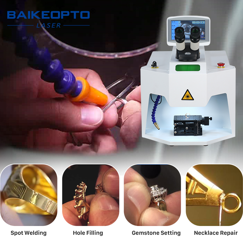 BK-JW150XQ 150W Eco-Friendly YAG Laser Welding Machine - Energy-Saving, Minimal Fume Emission for Jewelers