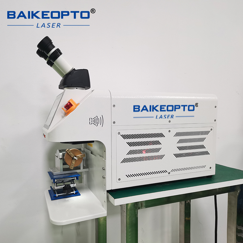 High Efficient YAG Laser Jewelry Spot Welder Machine with Rotation Axis for Platinum/Titanium/Precious Metals