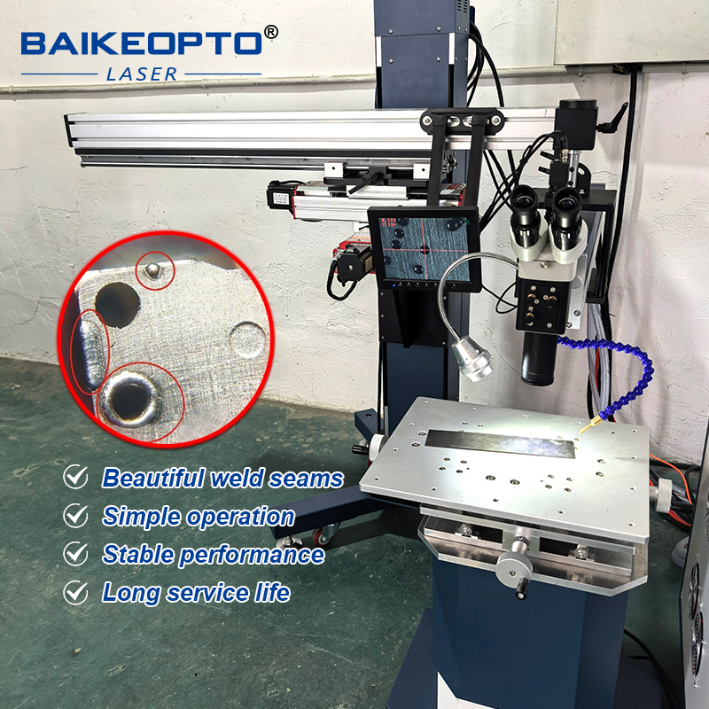  BK-WY200P Electric Lift 200W Affordable YAG Cantilever Laser Welder Machine for Stainless Steel/Aluminum