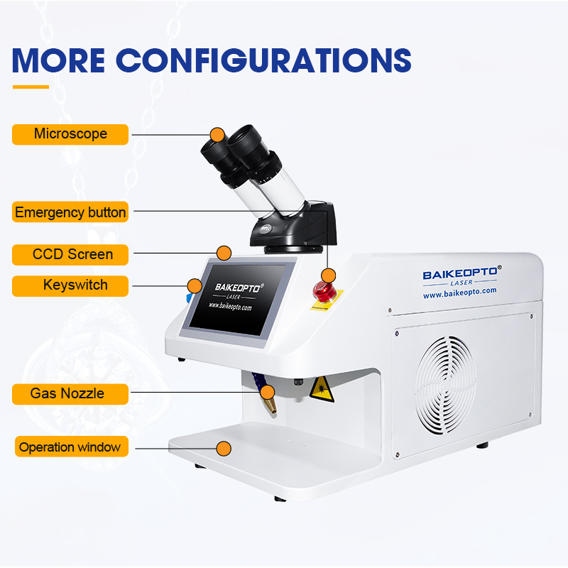 BK-JW80-X1 80W Portable YAG Laser Jewelry Welding Machine for Intricate Settings & Delicate Repairs