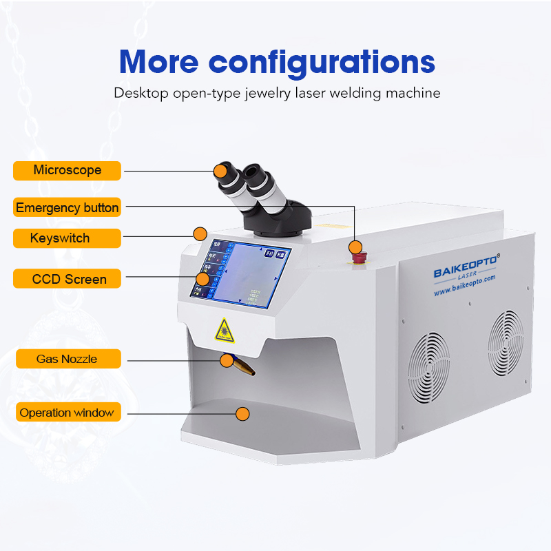 BK-JW200XQ 200W Professional-Grade YAG Laser Welding System for Jewelry, Watches, and Eyewear Repair