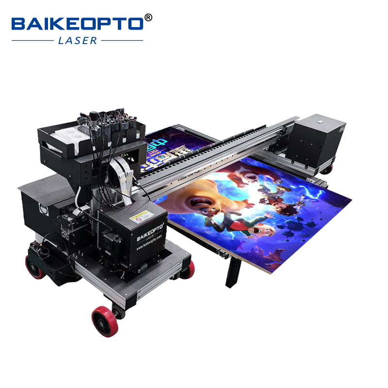 BK-D1600WX-4Plus Multifunctional 4 Meter Horizontal Printing DIY Flatbed and Floor Inkjet Printer for Interior Designers & Event Organizers