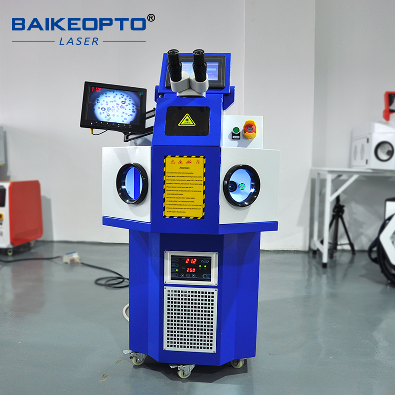BK-YJW200H Pro 200W Industrial-Grade YAG Laser Jewelry Spot Welder Machine for Fine Jewelry & Complex Designs