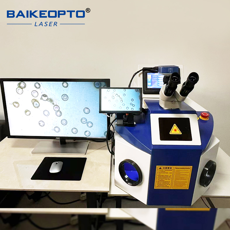 BK-JW200XT MAX 200W Energy-Efficient YAG Laser Welding Machine with Recording Camera and CCD for Small Jewelry Parts 