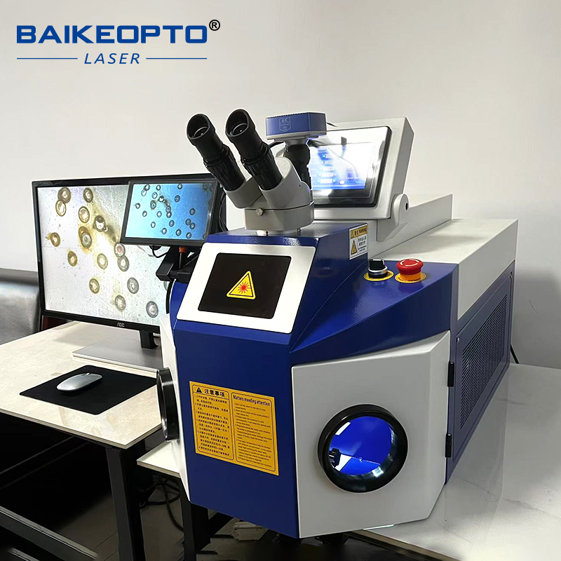 BK-JW200XT MAX 200W Energy-Efficient YAG Laser Welding Machine with Recording Camera and CCD for Small Jewelry Parts 