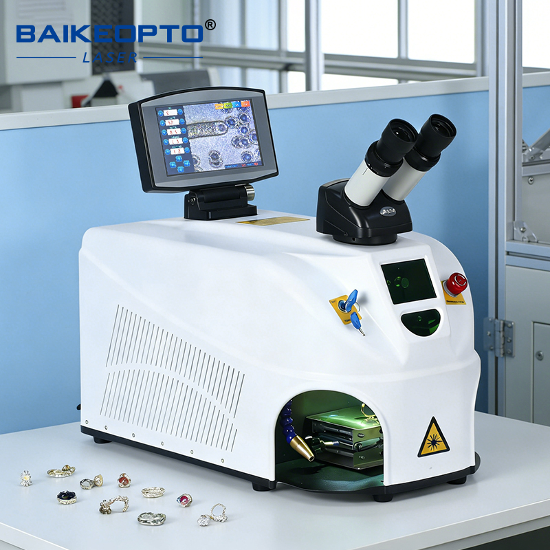 BK-JW100-X1 100W Portable YAG Laser Welding Machine - Jewelry Repair Tool for Gold, Silver, and Platinum