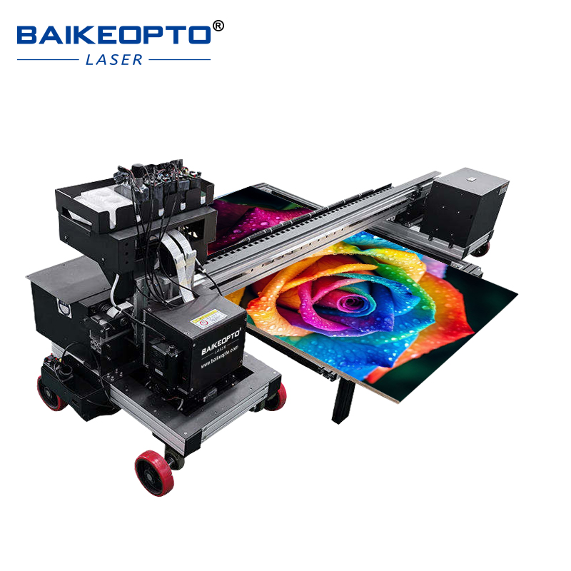 BK-D1600WX Dual i1600 Printhead UV Flatbed and Floor Inkjet Printer Direct to Ground Art Decoration