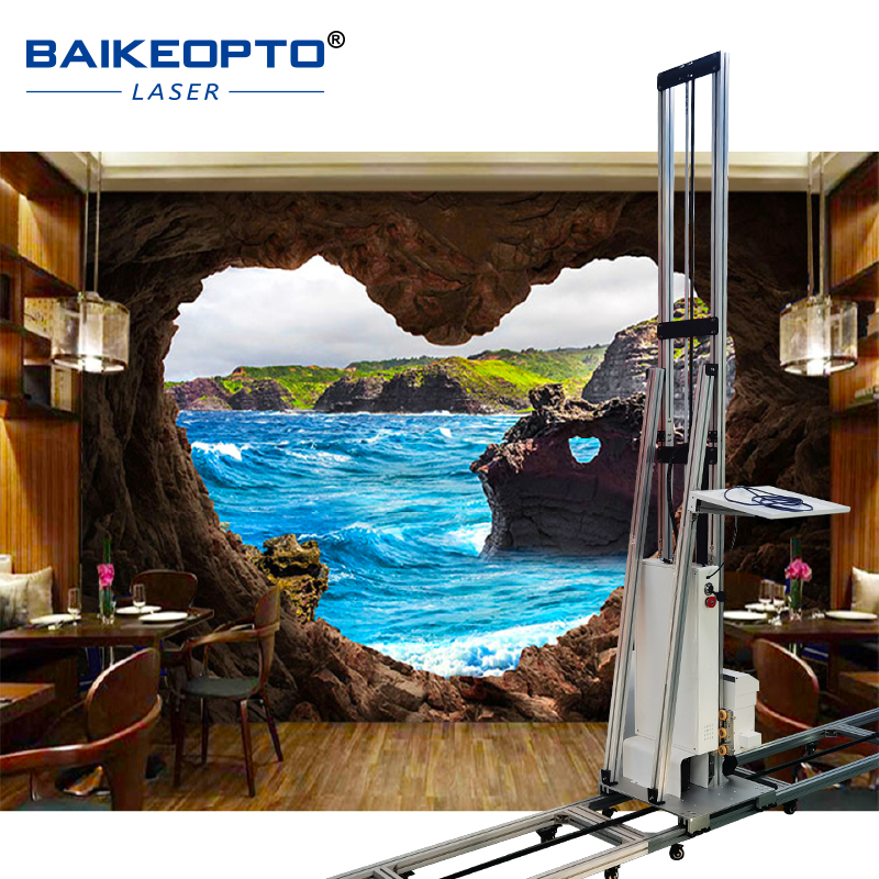 BK-UP200W Pro Wall Decoration Advertising UV Ink Wall Printer Indoor Outdoor 3D Inkjet Wall Printing Machine