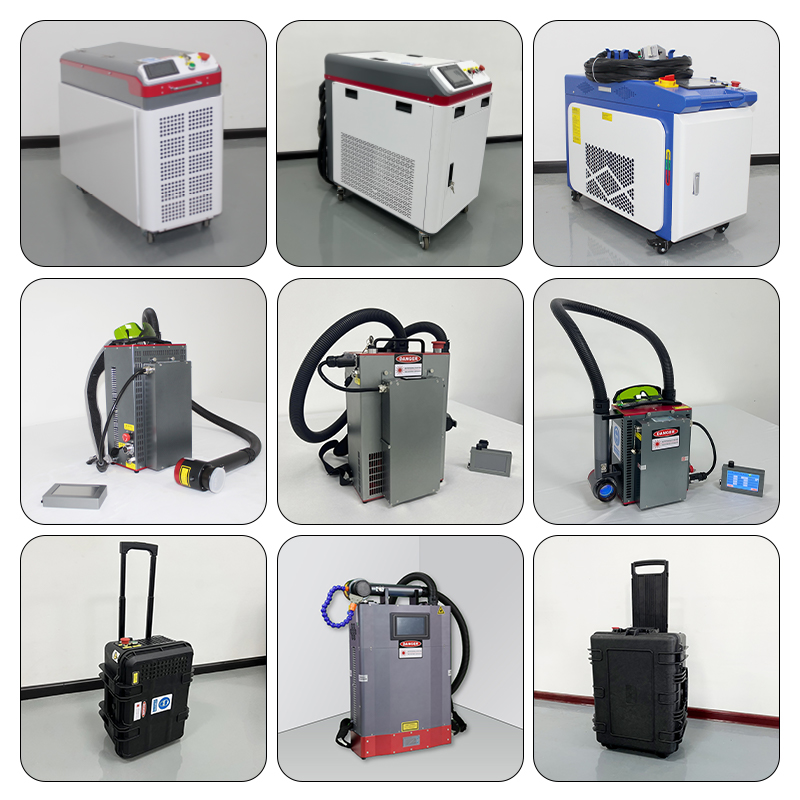 BK-FLC50SC Max 50W Backpack Pulse Laser Cleaners Lightweight Pulse Laser Cleaning Machine