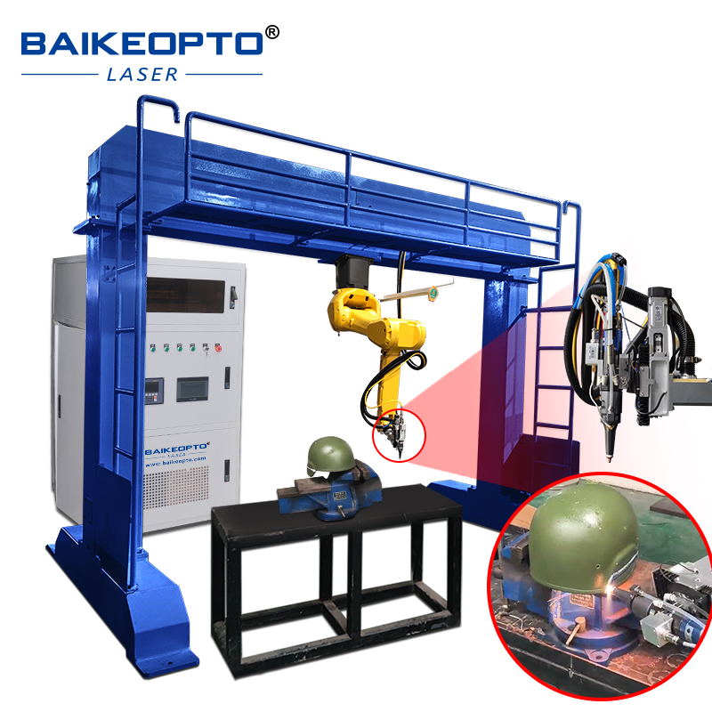 1500W New Gantry 3D Low-Maintenance Fanc 20ib 6 Axis Robotic Arm Laser Cutting Machine for Helmet