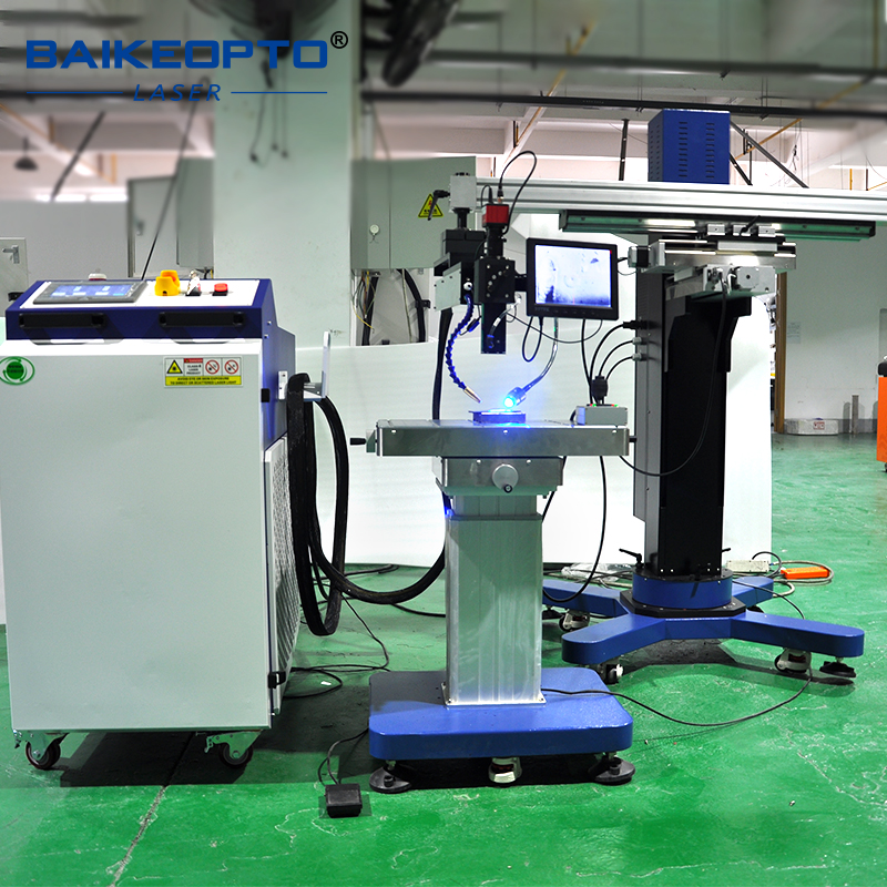 BK-WF150 150W Reliable QCW Fiber Laser Cantilever Welding Machine for Metal Water Pipe Joints, Valves, Showerheads