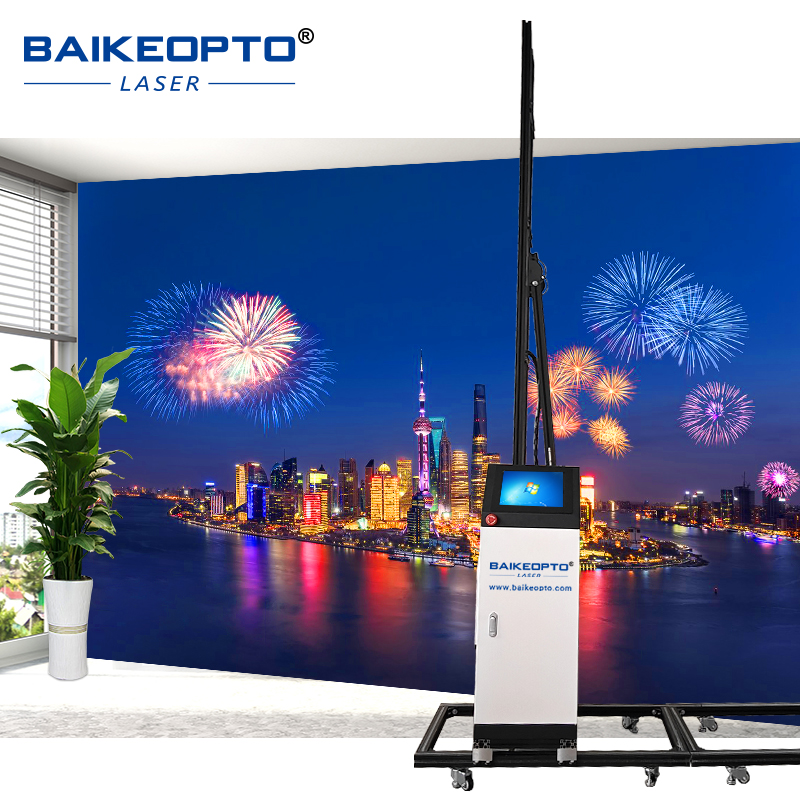 BK-UP1600X Plus Fast and Efficient Wall Printer for Quick Results Dual i1600 Printing Head Wall Printing Machine 4 meter Height Wall Painting Machine