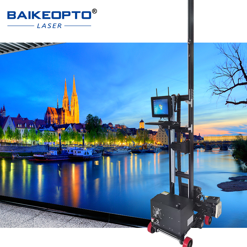 BK-GP1600XP Innovation 3D UV Inkjet Wall and Floor Printer Use Eco-Friendly Inkjet Wall and Ground Printing Machine with Fast Drying Time