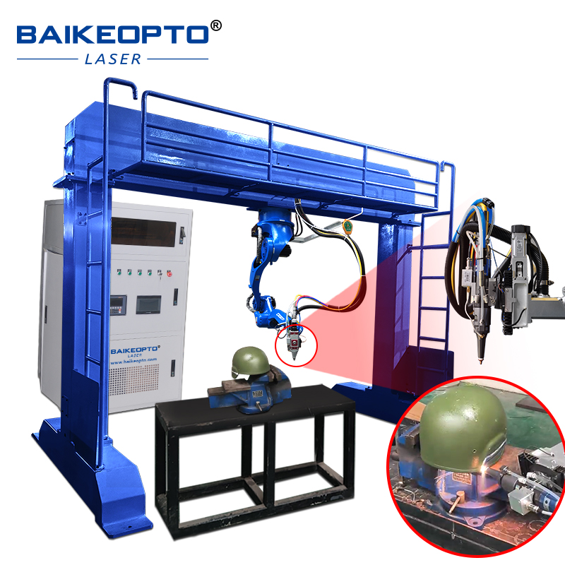 1500W New Gantry 3D Compact 6 Axis Robotic Arm Laser Cutting Machine for Helmet