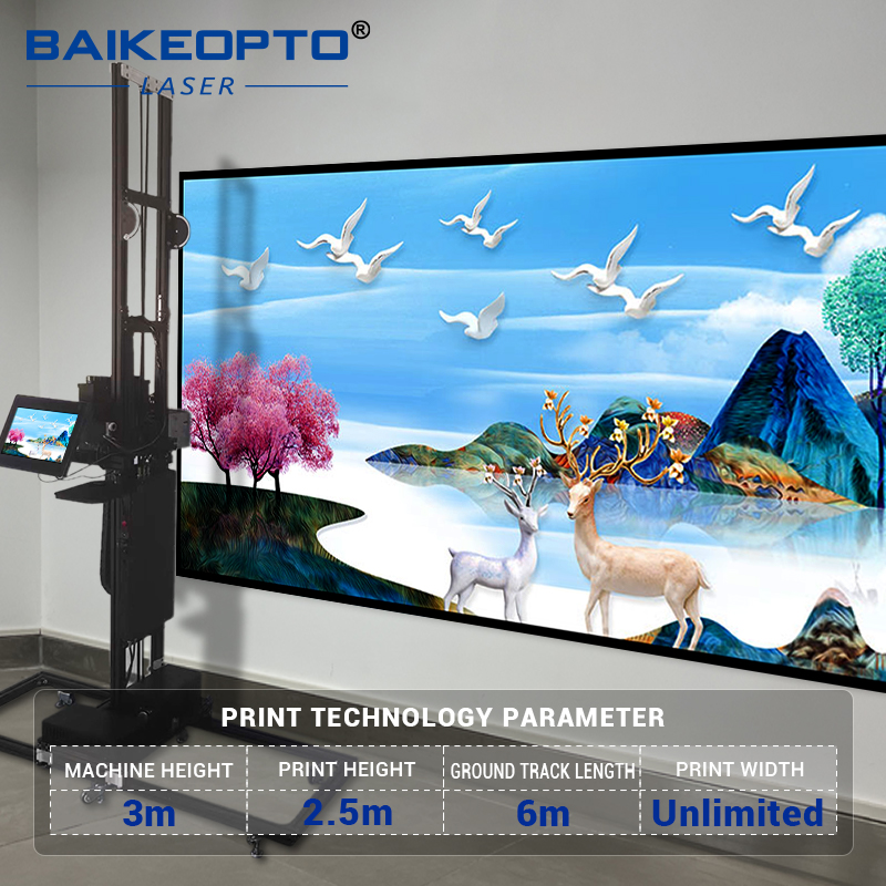BK-WP500T Versatile Inkjet Printer for Both Personal & Commercial Wall Printing Needs 3D Printer