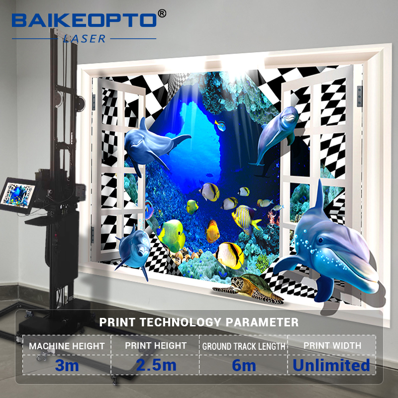 BK-UP600T Compact Inkjet Printer for Space-Saving Design & Quality Wall Prints 3D Printer