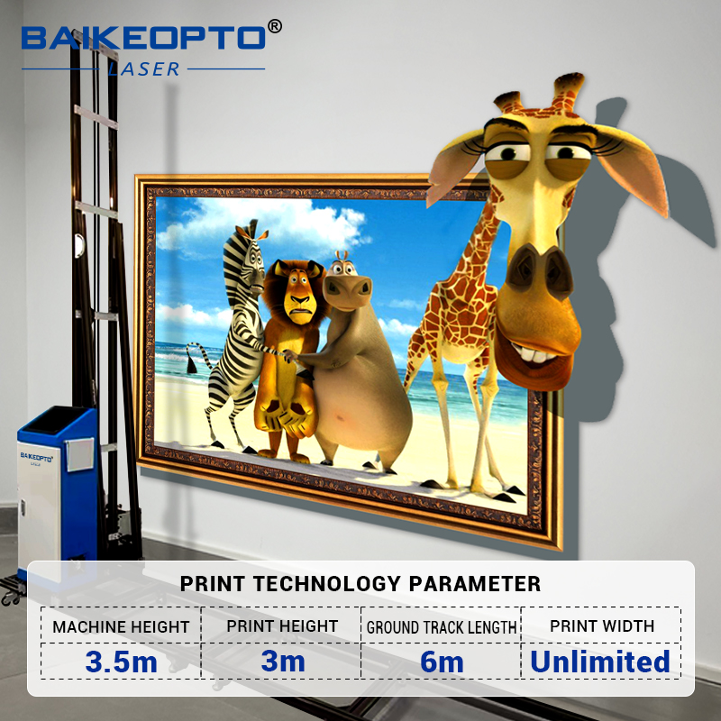 BK-UP700 Portable Wall Printing Machine Multi-Functional Wall Printing Device for Versatile Applications 3D Printer