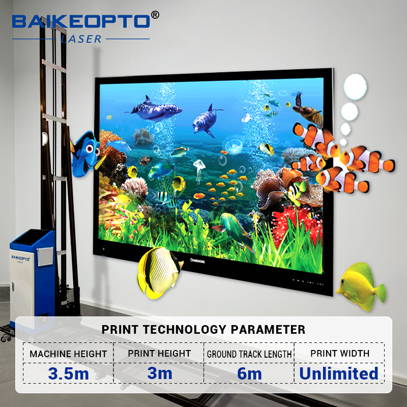 BK-UP600 Eco-Friendly Wall Printer for Sustainable Printing Customizable Wall Printer for Personalized Designs 3D Printer