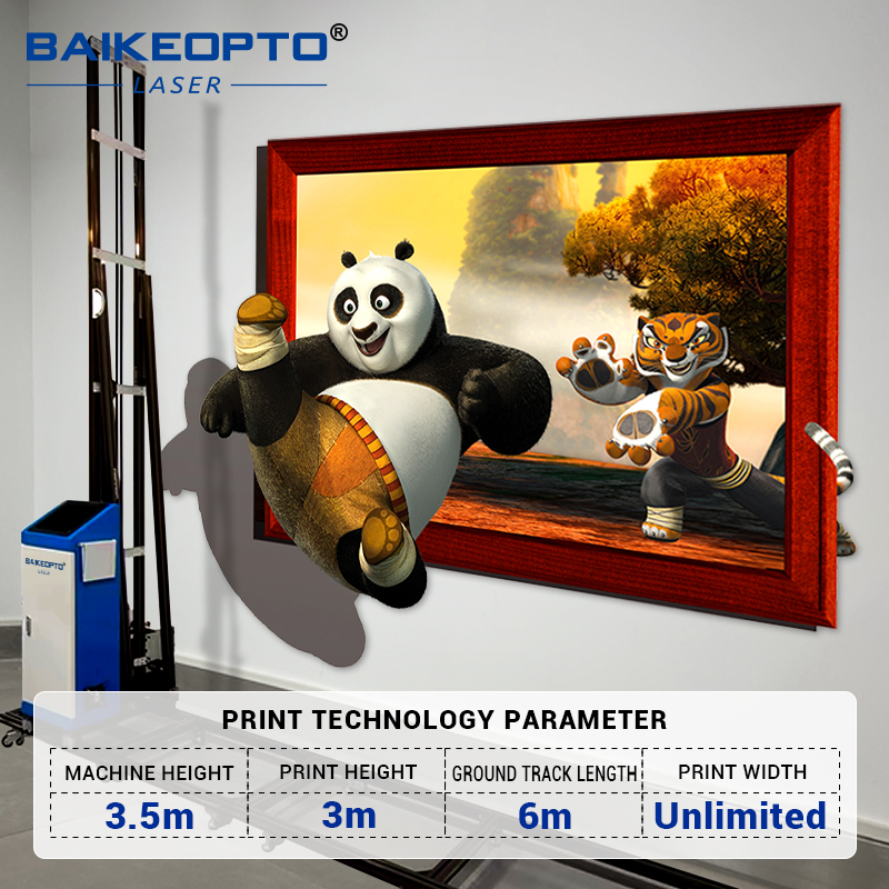 BK-WP200 Fast and Efficient Wall Printer Professional Wall Printing Equipment for Businesses 3D Inkjet Printer