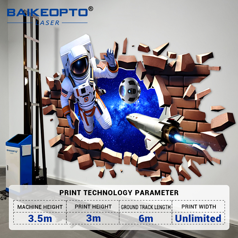 BK-UP1400 Wall Art Printing Machine Large Format Wall Printer Digital wall printing equipment 3D Printer