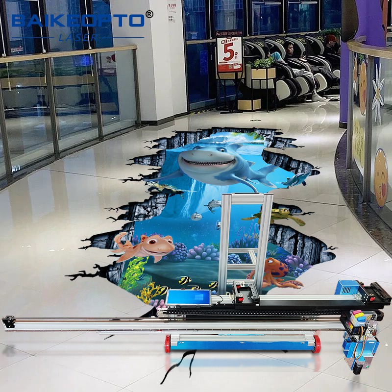 BK-GW64T AI Intelligent Automatic Inkjet Wall And Ground Printer Wall and Floor Art 3D Printer