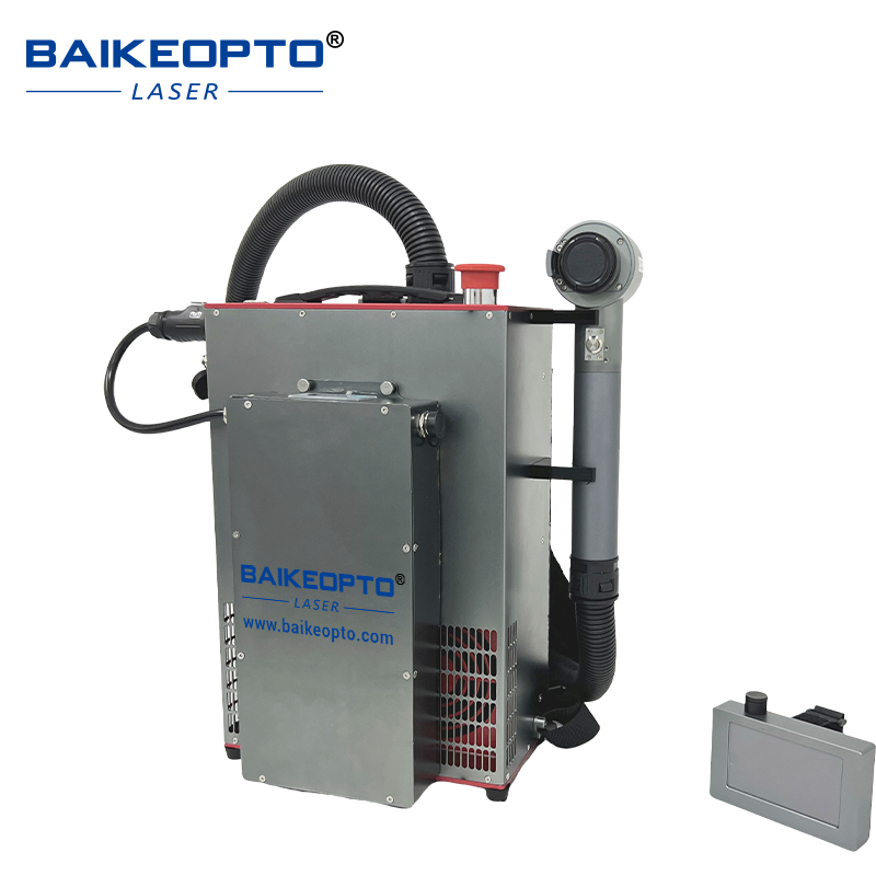 BK-FLC200SC JPT 200W Backpack Pulse Laser Cleaners Portable Pulsed Laser Cleaning Devices