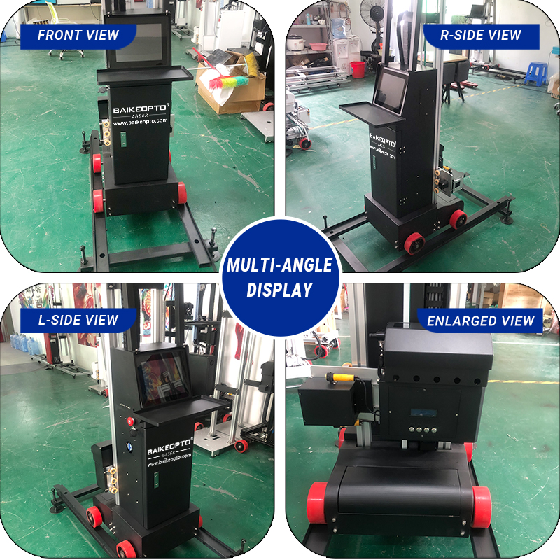 BK-UP200M Vertical 3D CMYKW UV Wall Printer Machine Dual DX7 Inkjet Wall Printing Machine 