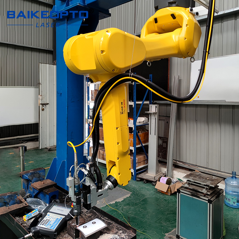 1500W High Precision 3D Laser Cutting Robot Arm Machine Flexible for Complex Geometries 