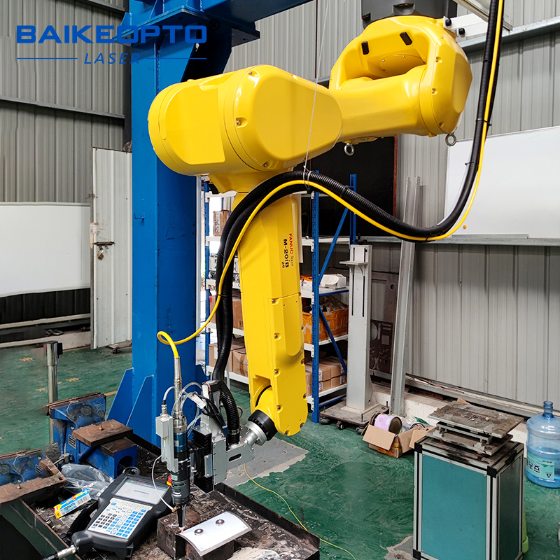 1500W New Gantry 3D Low-Maintenance Fanc 20ib 6 Axis Robotic Arm Laser Cutting Machine for Helmet