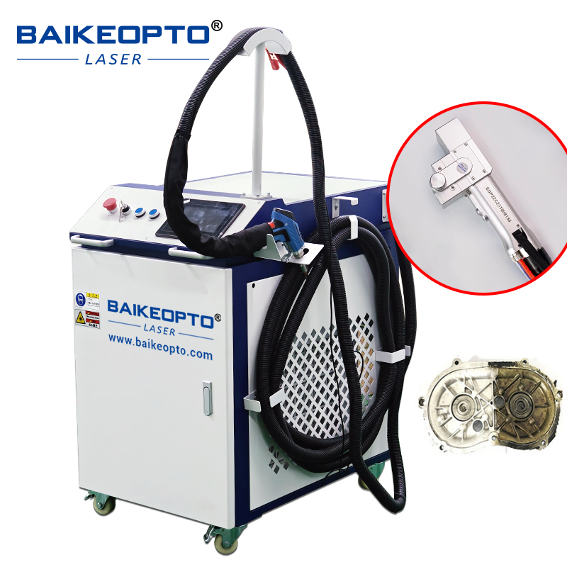BK-FL1500TS 1500W Raycus Laser Source Efficient Non-Contact Continuous Laser Cleaner for Metal Surfaces
