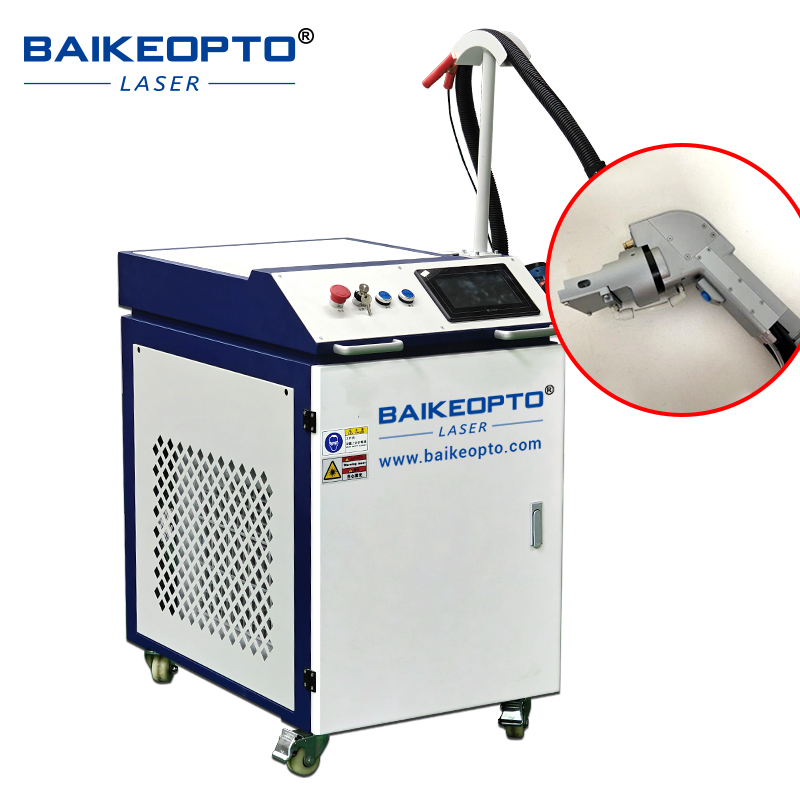 BK-FL1500LC-S 1500W Raycus Laser Source Efficient Non-Contact Continuous Laser Cleaner for Metal Surfaces