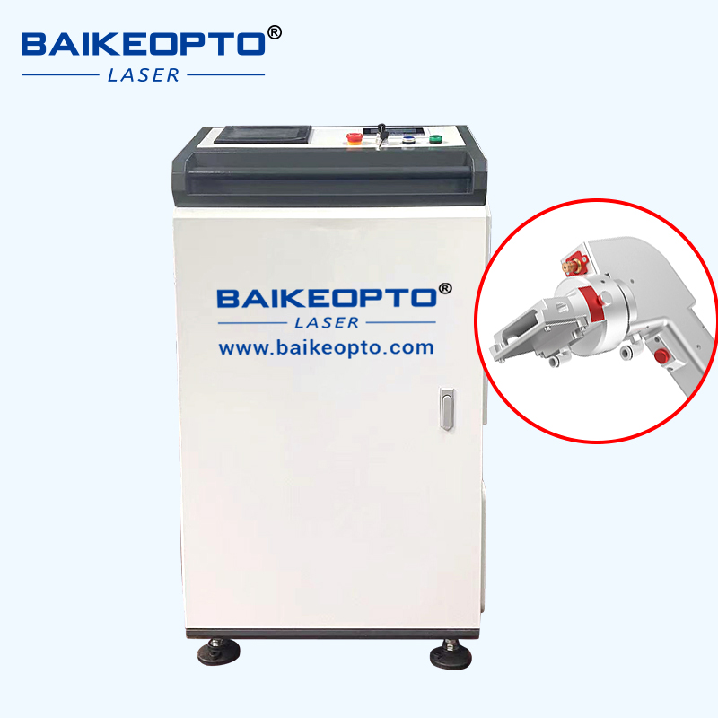BK-FL3000S 3000W Raycus Laser Source Adjustable Power Continuous Laser Cleaning Machine for Delicate Surfaces