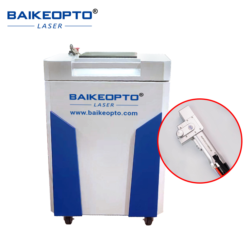 BK-FL1500MS 1500W Raycus Laser Source Efficient Non-Contact Continuous Laser Cleaner Machine for Metal Surfaces