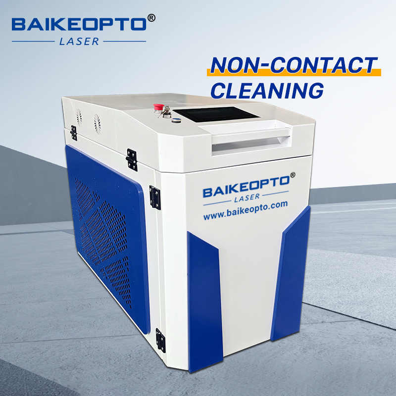 BK-FL1500MS 1500W Raycus Laser Source Efficient Non-Contact Continuous Laser Cleaner Machine for Metal Surfaces