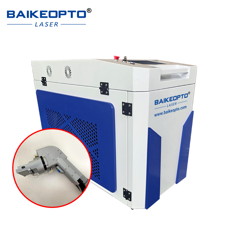 BK-FL1500LC-S 1500W Raycus Laser Source High-Speed Continuous Fiber Laser Cleaner for Industrial Equipment